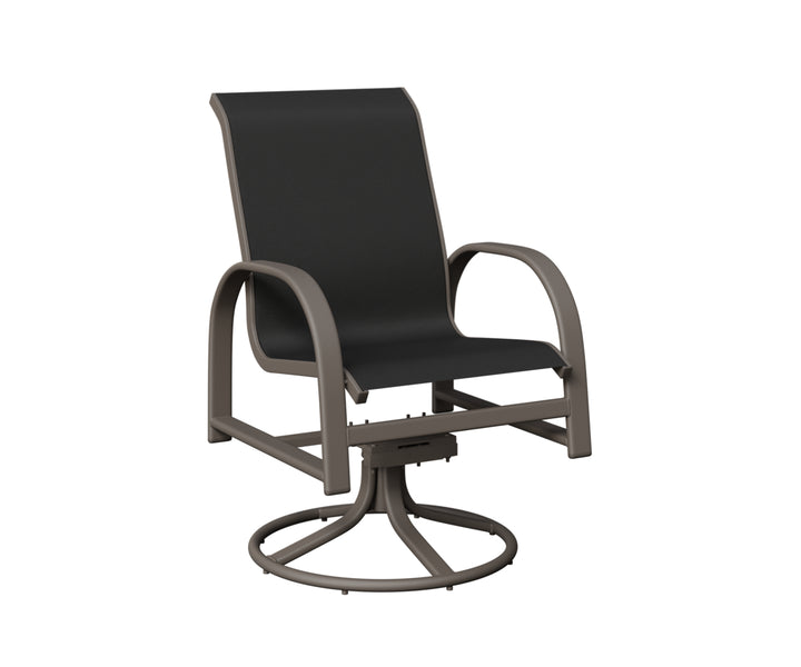 Murphy Sling Swivel Rocker Dining Chair