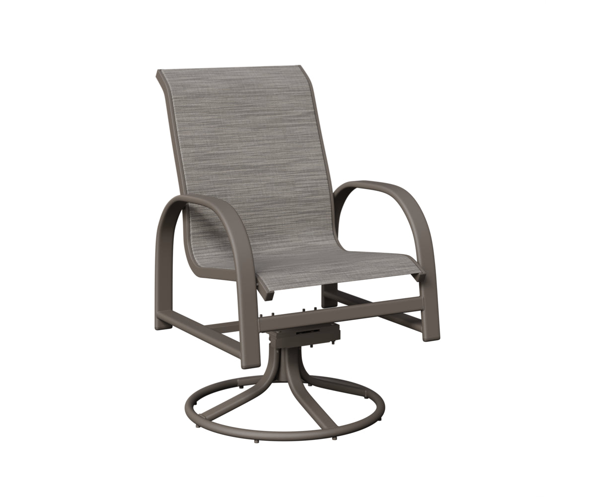 Murphy Sling Swivel Rocker Dining Chair