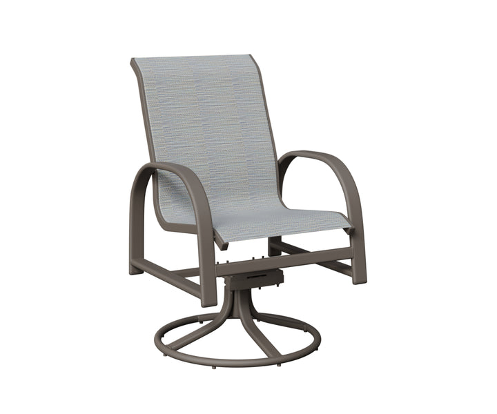 Murphy Sling Swivel Rocker Dining Chair