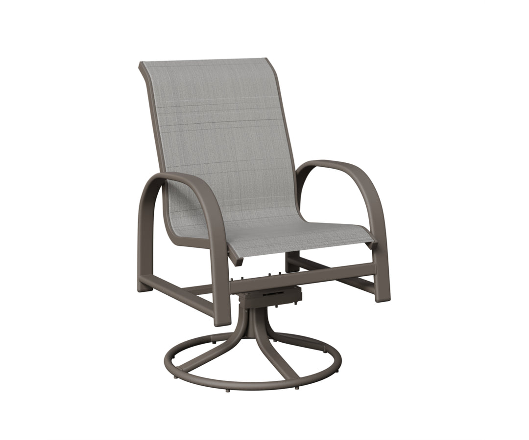 Murphy Sling Swivel Rocker Dining Chair