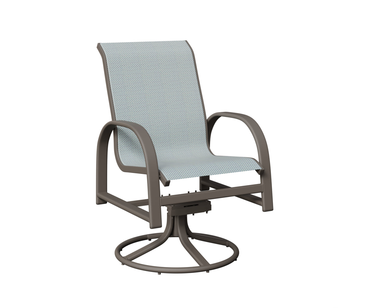 Murphy Sling Swivel Rocker Dining Chair