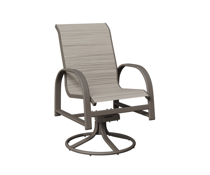 Murphy Sling Swivel Rocker Dining Chair