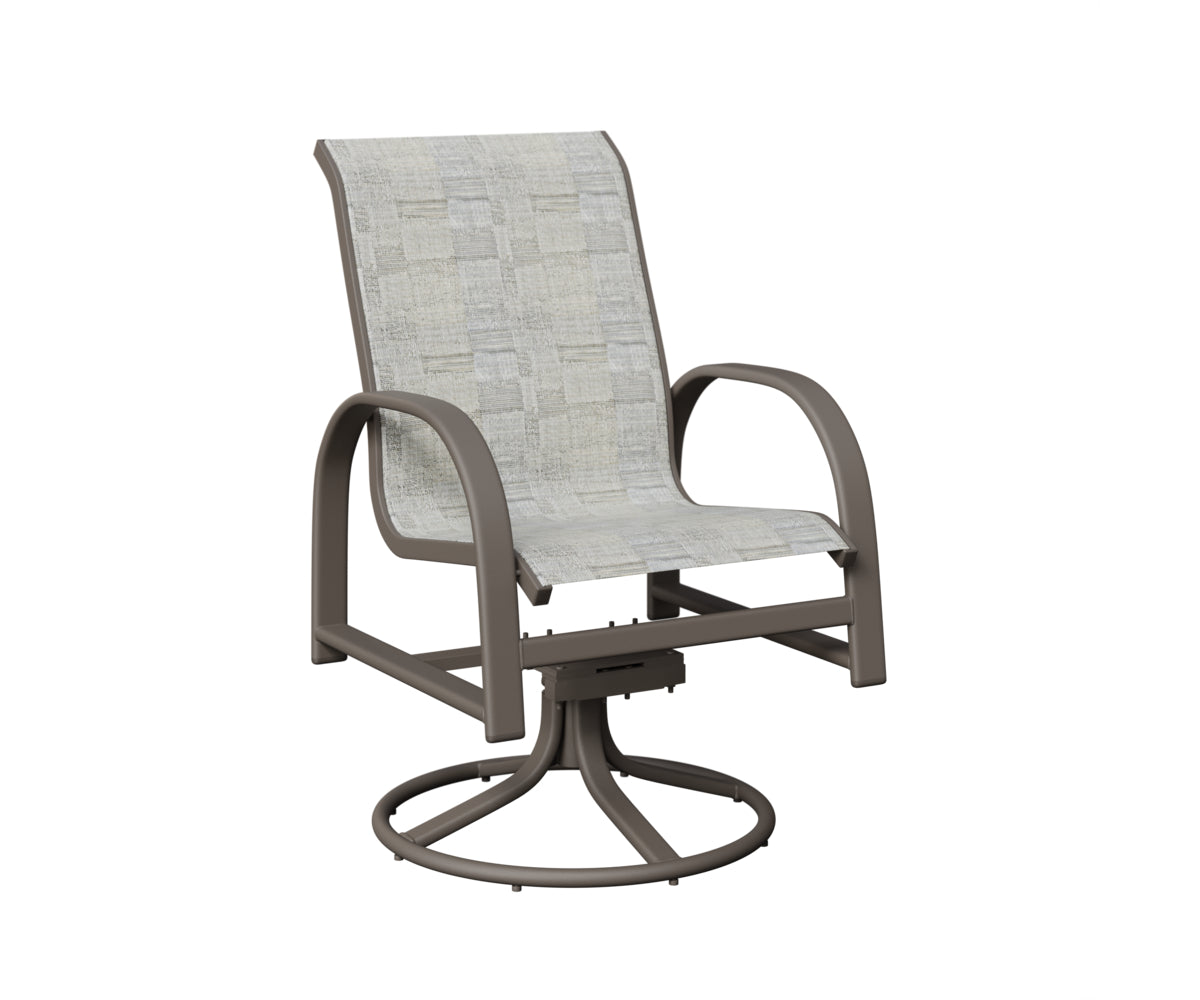Murphy Sling Swivel Rocker Dining Chair