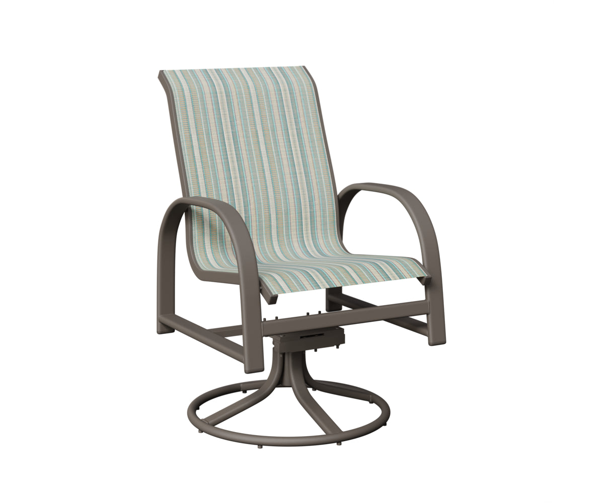 Murphy Sling Swivel Rocker Dining Chair
