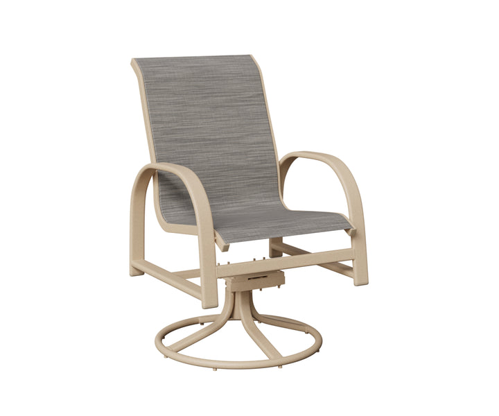 Murphy Sling Swivel Rocker Dining Chair