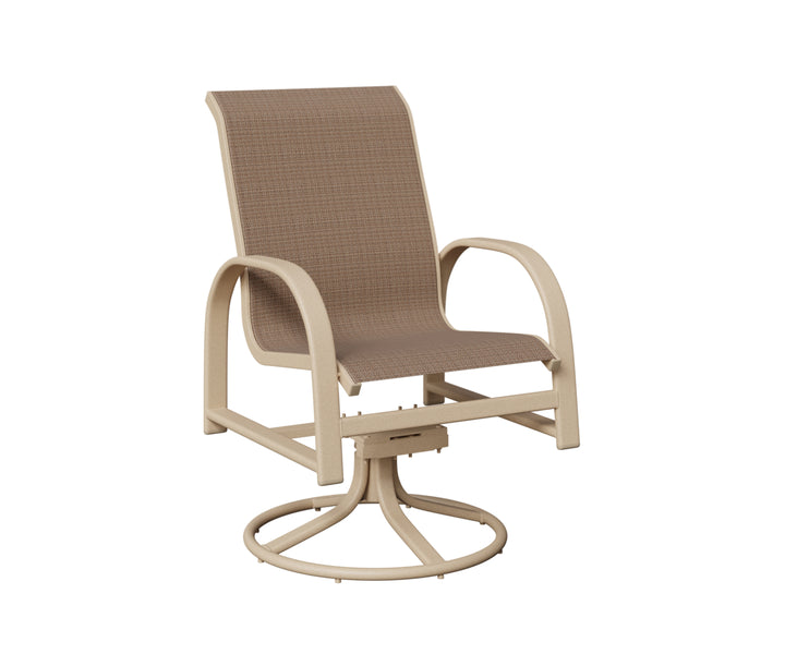 Murphy Sling Swivel Rocker Dining Chair