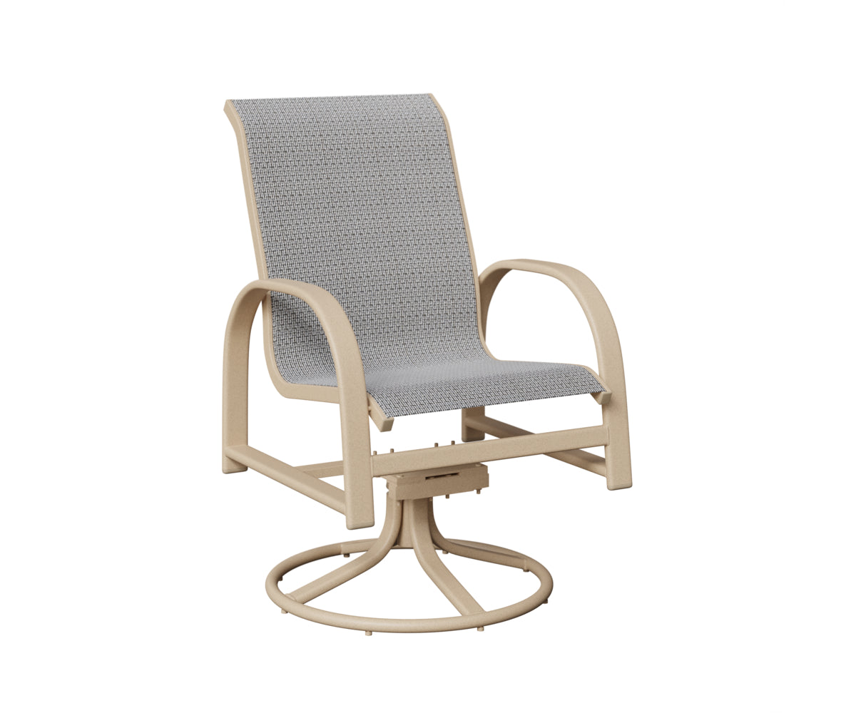Murphy Sling Swivel Rocker Dining Chair