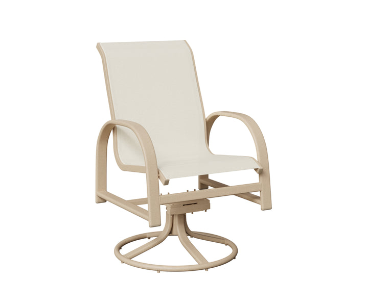 Murphy Sling Swivel Rocker Dining Chair