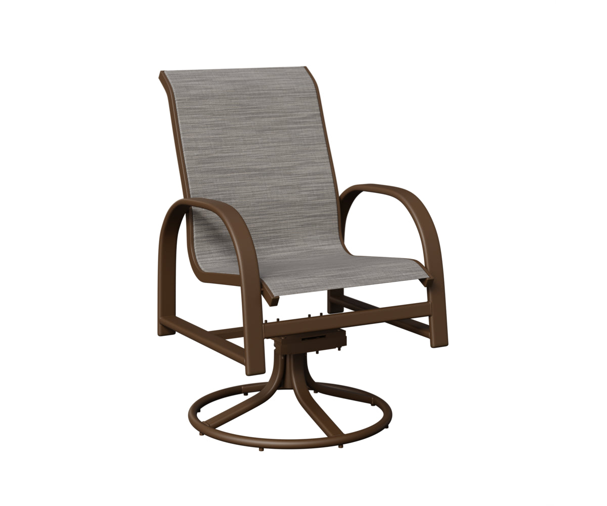 Murphy Sling Swivel Rocker Dining Chair