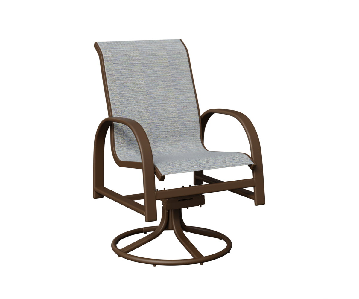Murphy Sling Swivel Rocker Dining Chair