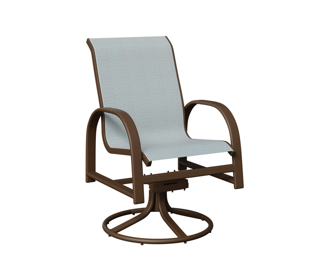 Murphy Sling Swivel Rocker Dining Chair