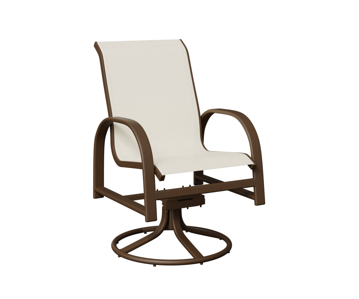 Murphy Sling Swivel Rocker Dining Chair