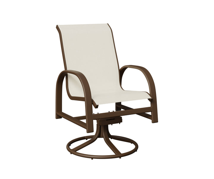 Murphy Sling Swivel Rocker Dining Chair