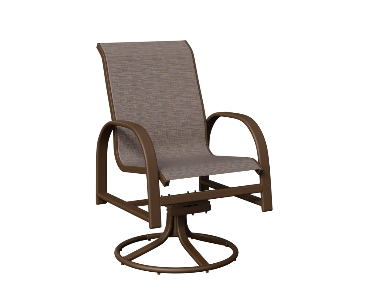 Murphy Sling Swivel Rocker Dining Chair