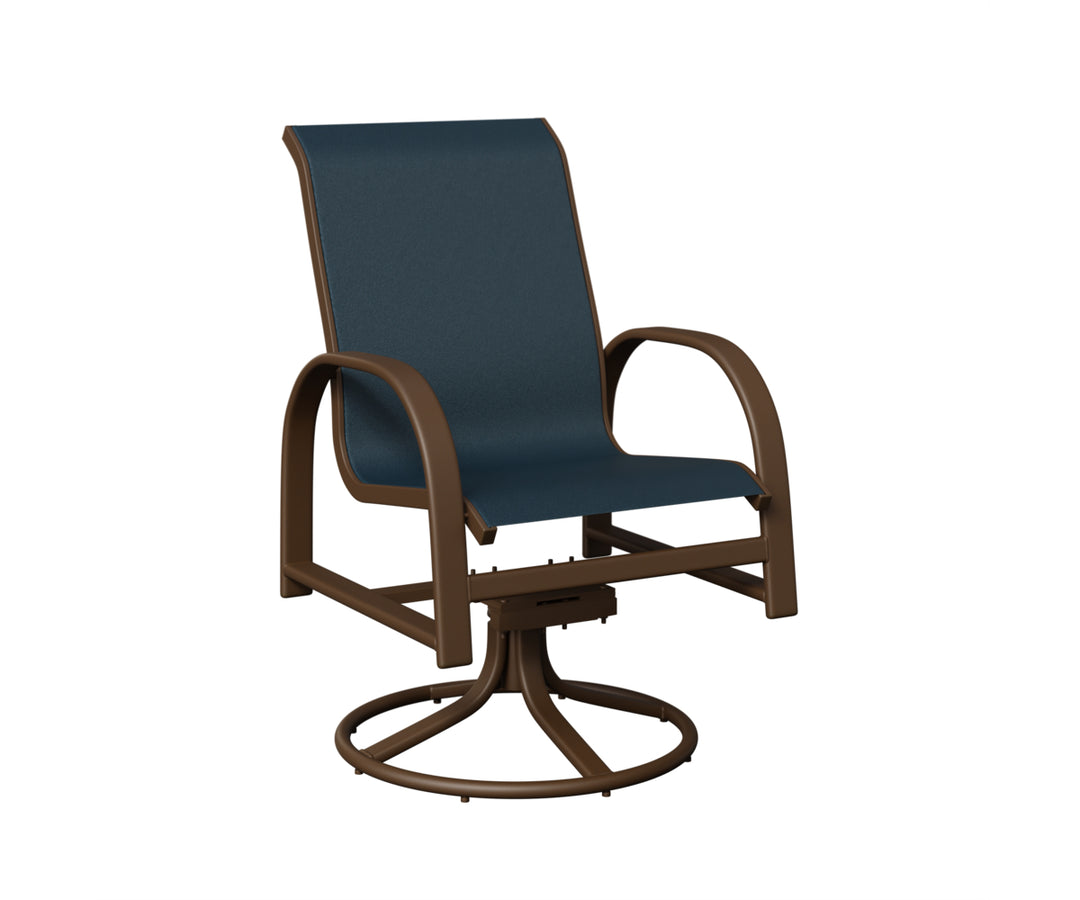Murphy Sling Swivel Rocker Dining Chair
