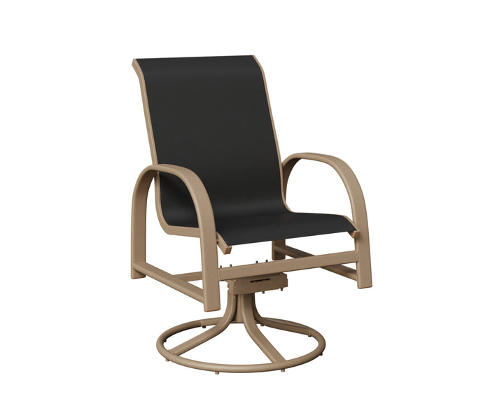 Murphy Sling Swivel Rocker Dining Chair