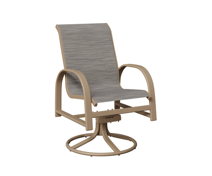 Murphy Sling Swivel Rocker Dining Chair