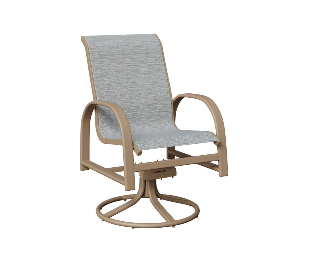 Murphy Sling Swivel Rocker Dining Chair