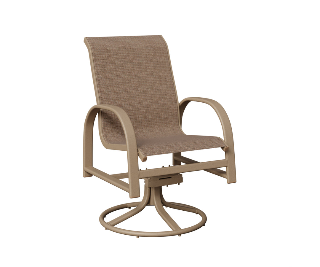 Murphy Sling Swivel Rocker Dining Chair