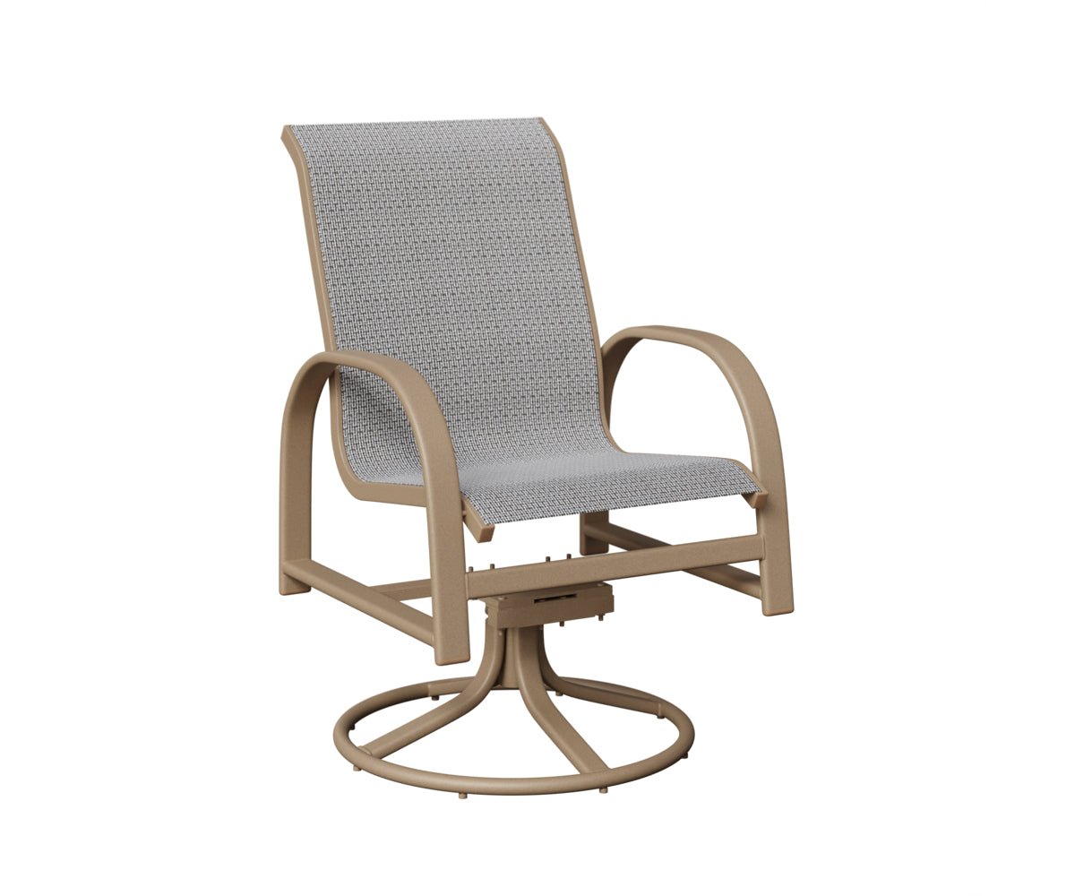Murphy Sling Swivel Rocker Dining Chair