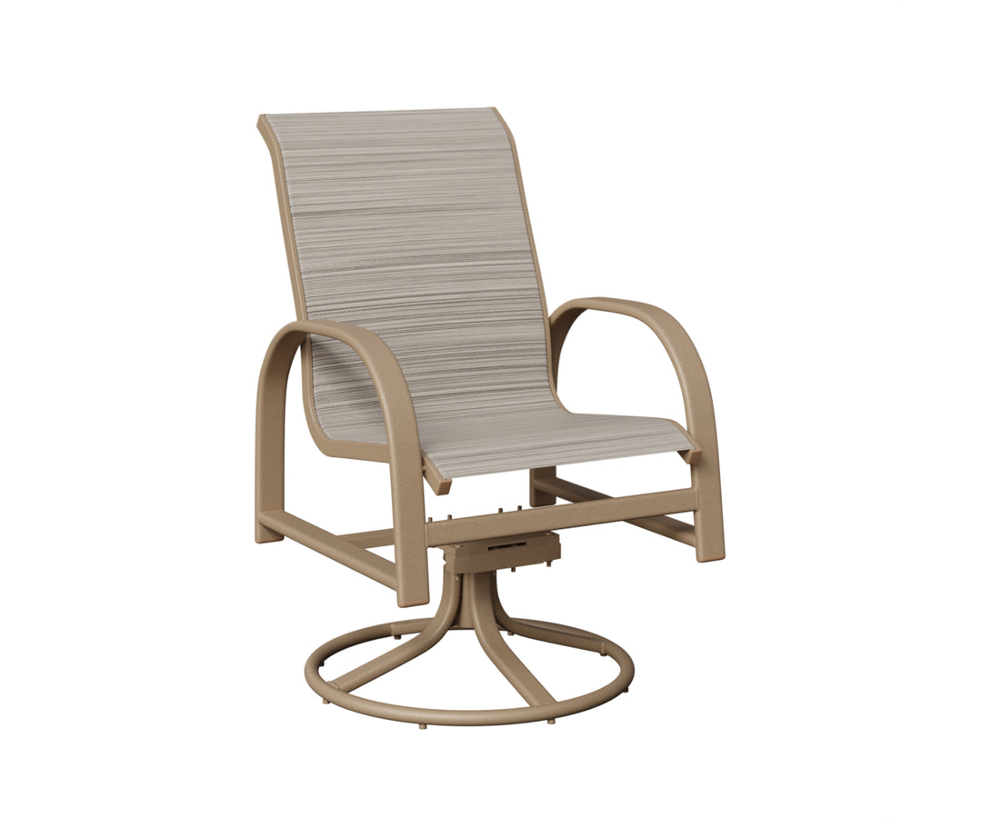 Murphy Sling Swivel Rocker Dining Chair