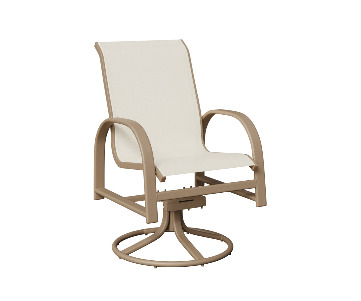 Murphy Sling Swivel Rocker Dining Chair