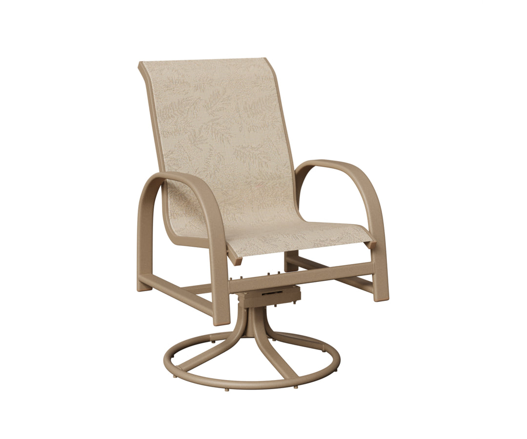 Murphy Sling Swivel Rocker Dining Chair