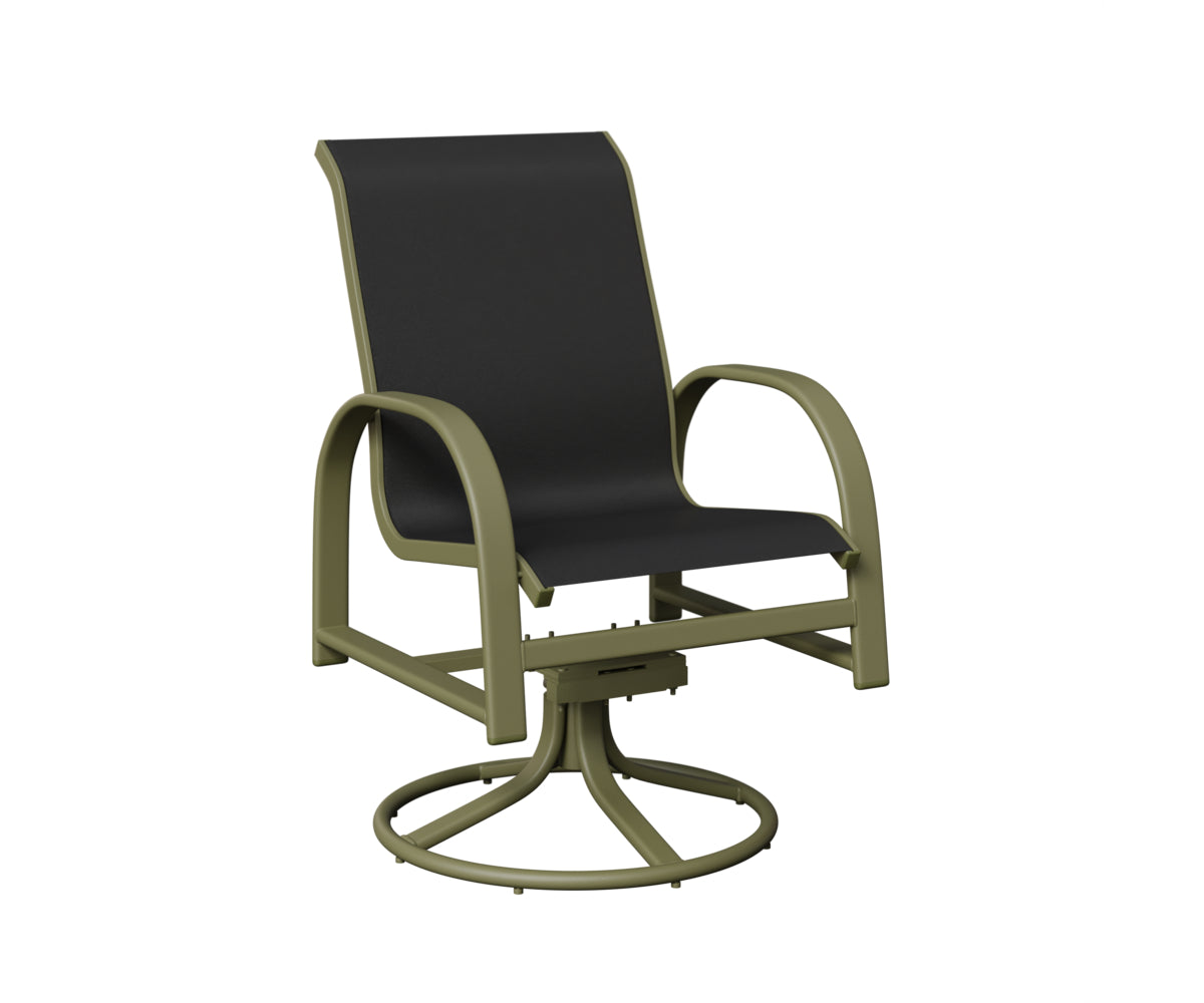 Murphy Sling Swivel Rocker Dining Chair