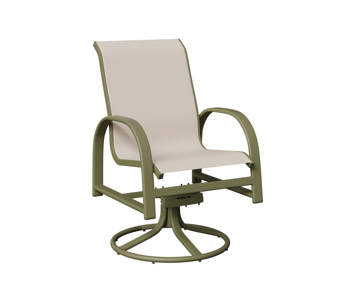 Murphy Sling Swivel Rocker Dining Chair