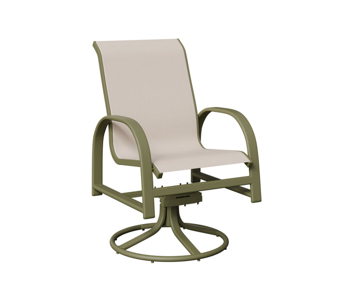 Murphy Sling Swivel Rocker Dining Chair
