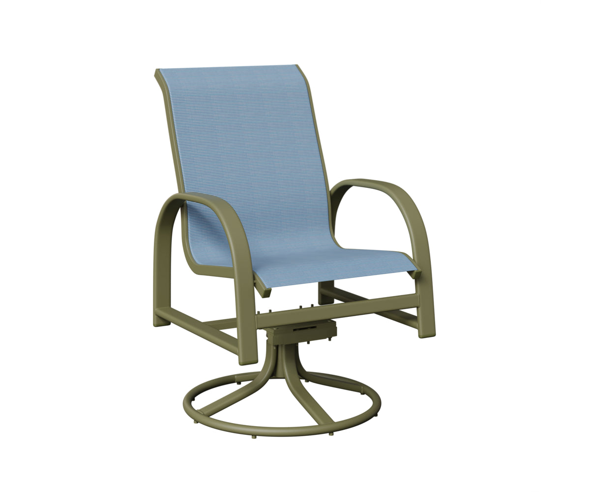 Murphy Sling Swivel Rocker Dining Chair