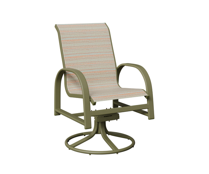 Murphy Sling Swivel Rocker Dining Chair