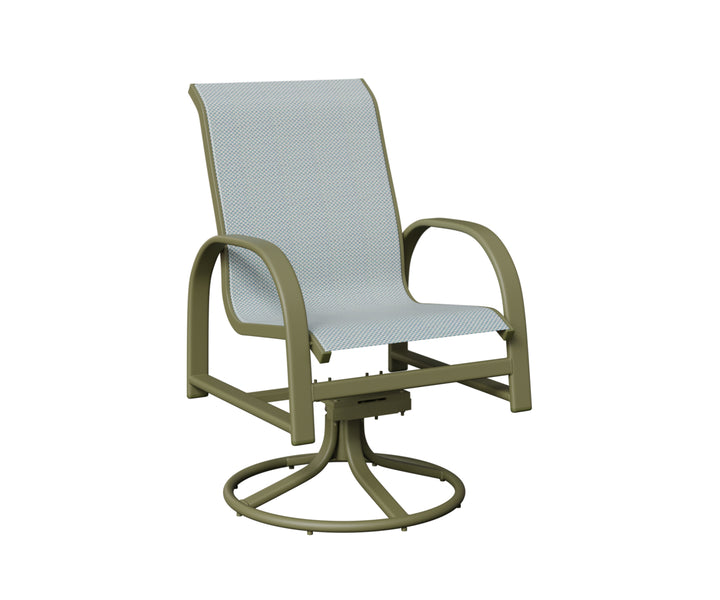 Murphy Sling Swivel Rocker Dining Chair