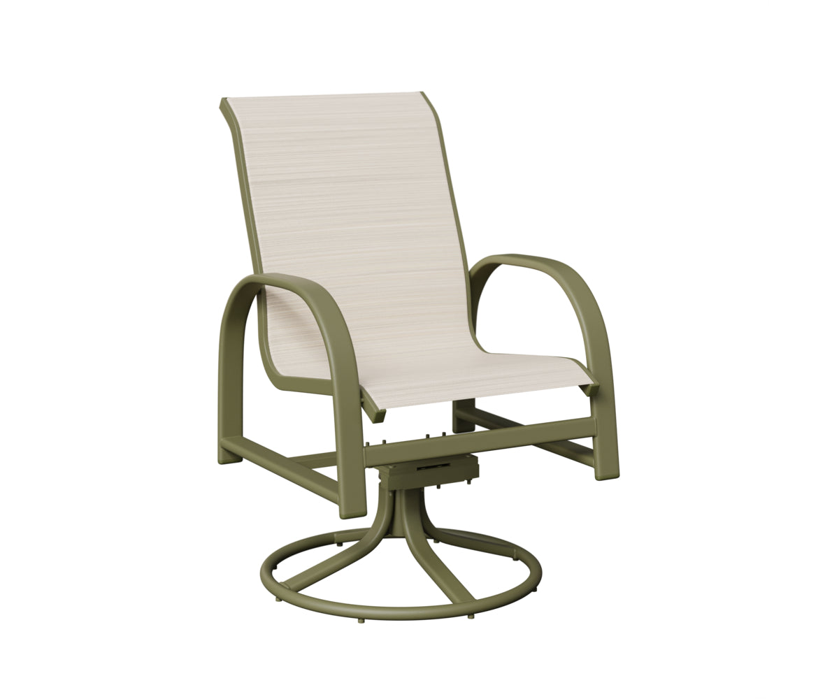 Murphy Sling Swivel Rocker Dining Chair
