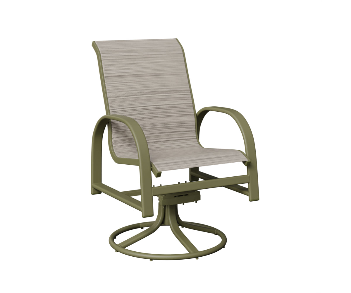 Murphy Sling Swivel Rocker Dining Chair