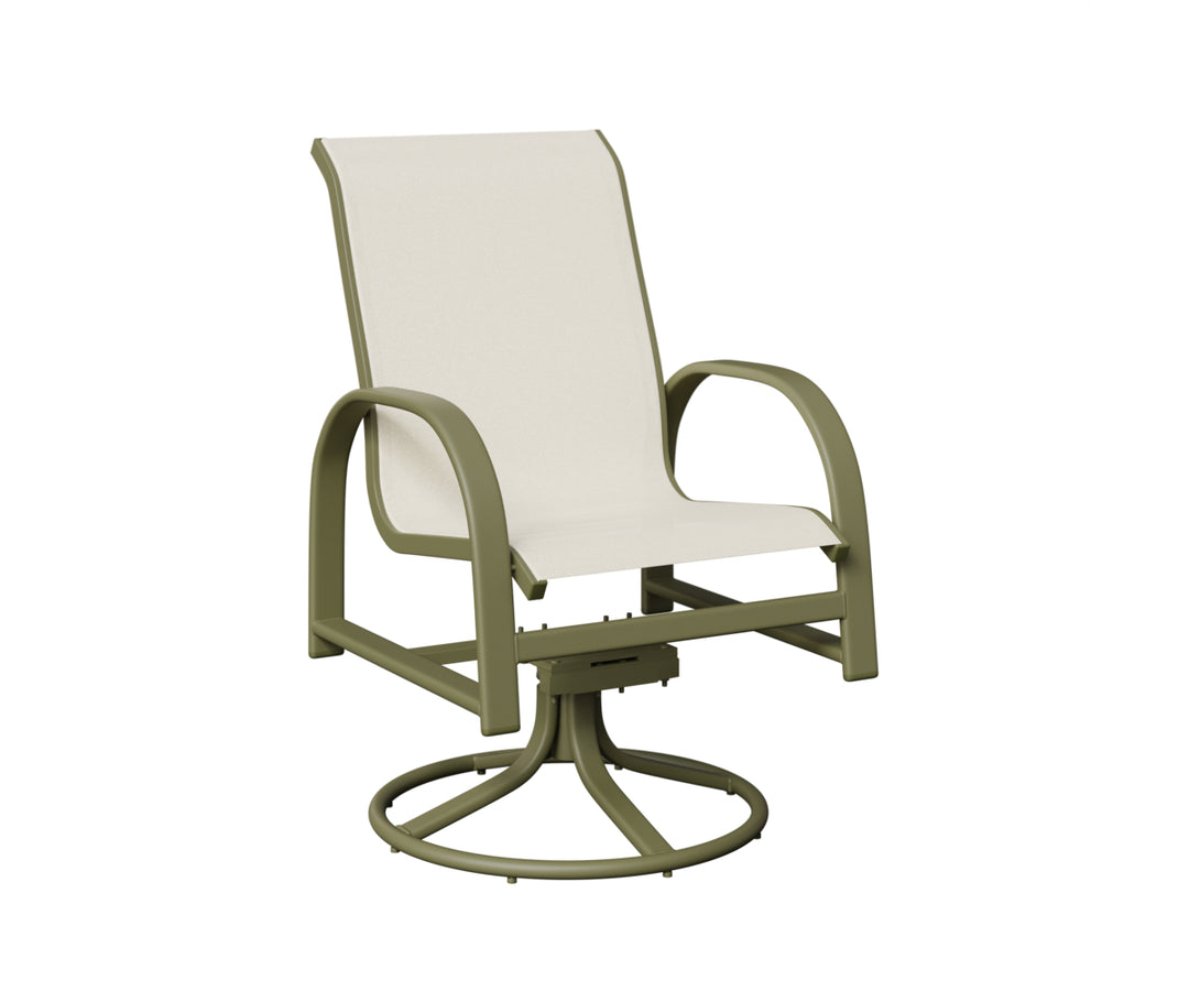 Murphy Sling Swivel Rocker Dining Chair
