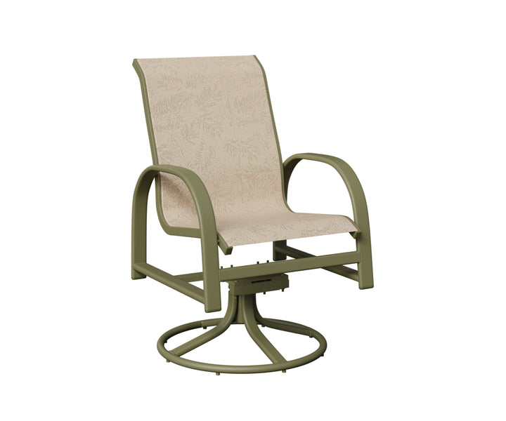 Murphy Sling Swivel Rocker Dining Chair