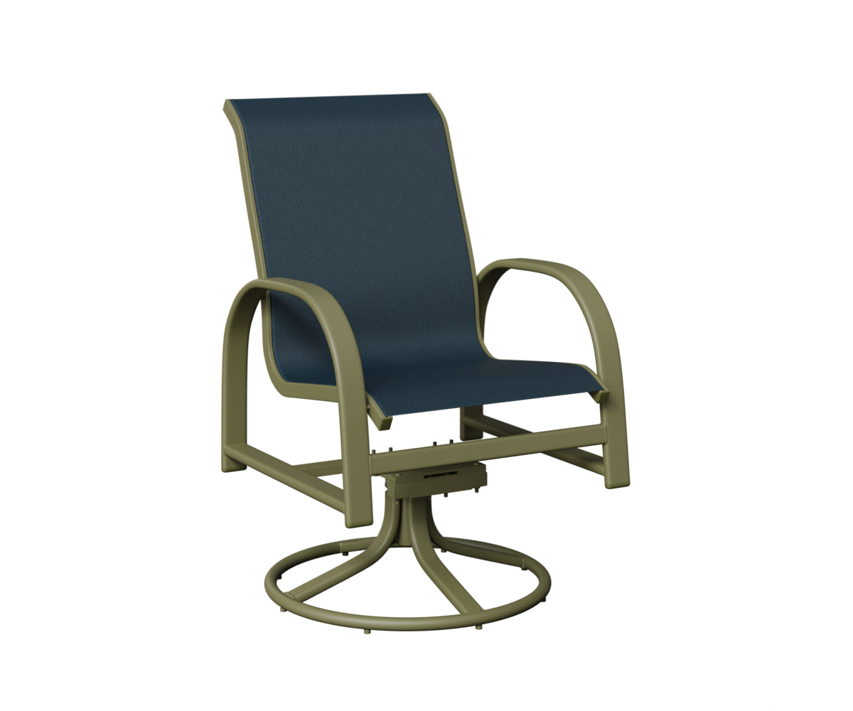 Murphy Sling Swivel Rocker Dining Chair