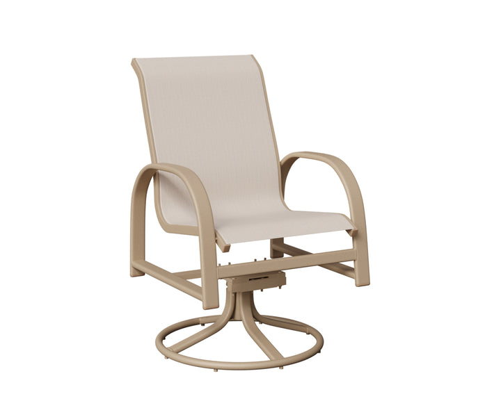 Murphy Sling Swivel Rocker Dining Chair