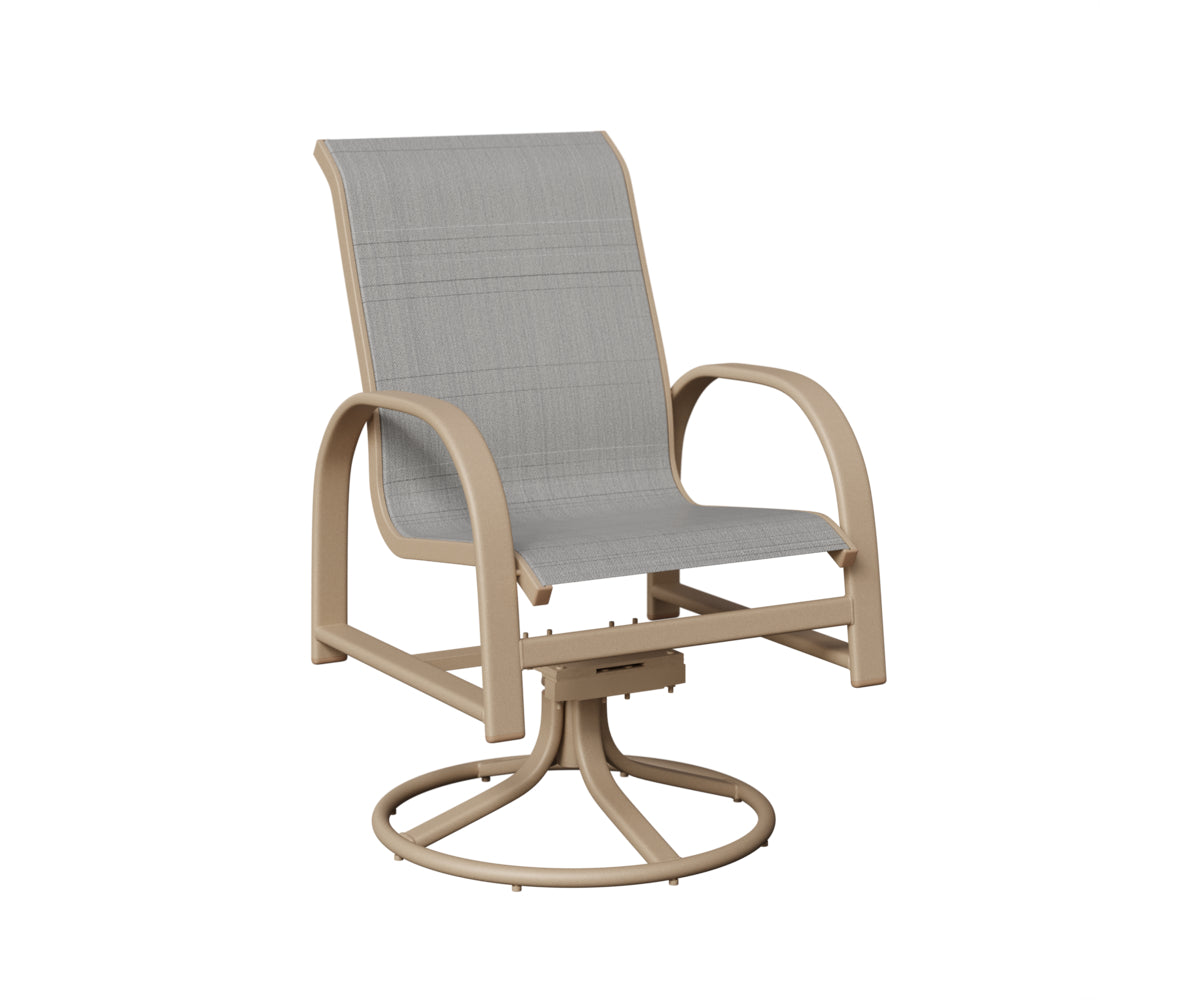 Murphy Sling Swivel Rocker Dining Chair