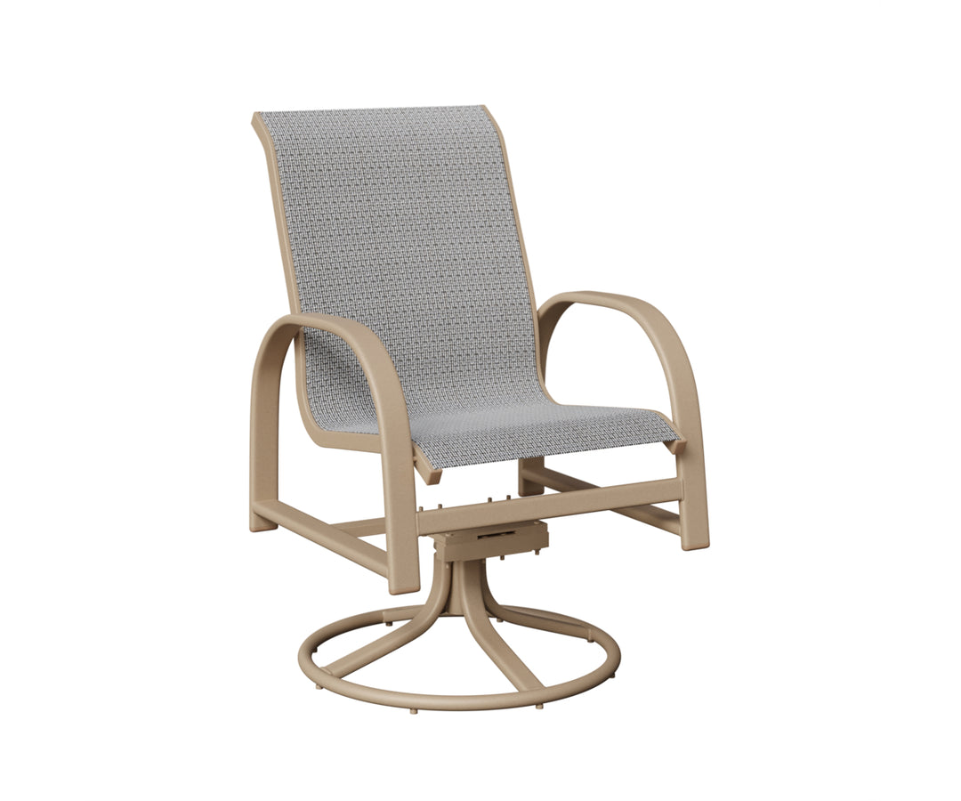 Murphy Sling Swivel Rocker Dining Chair