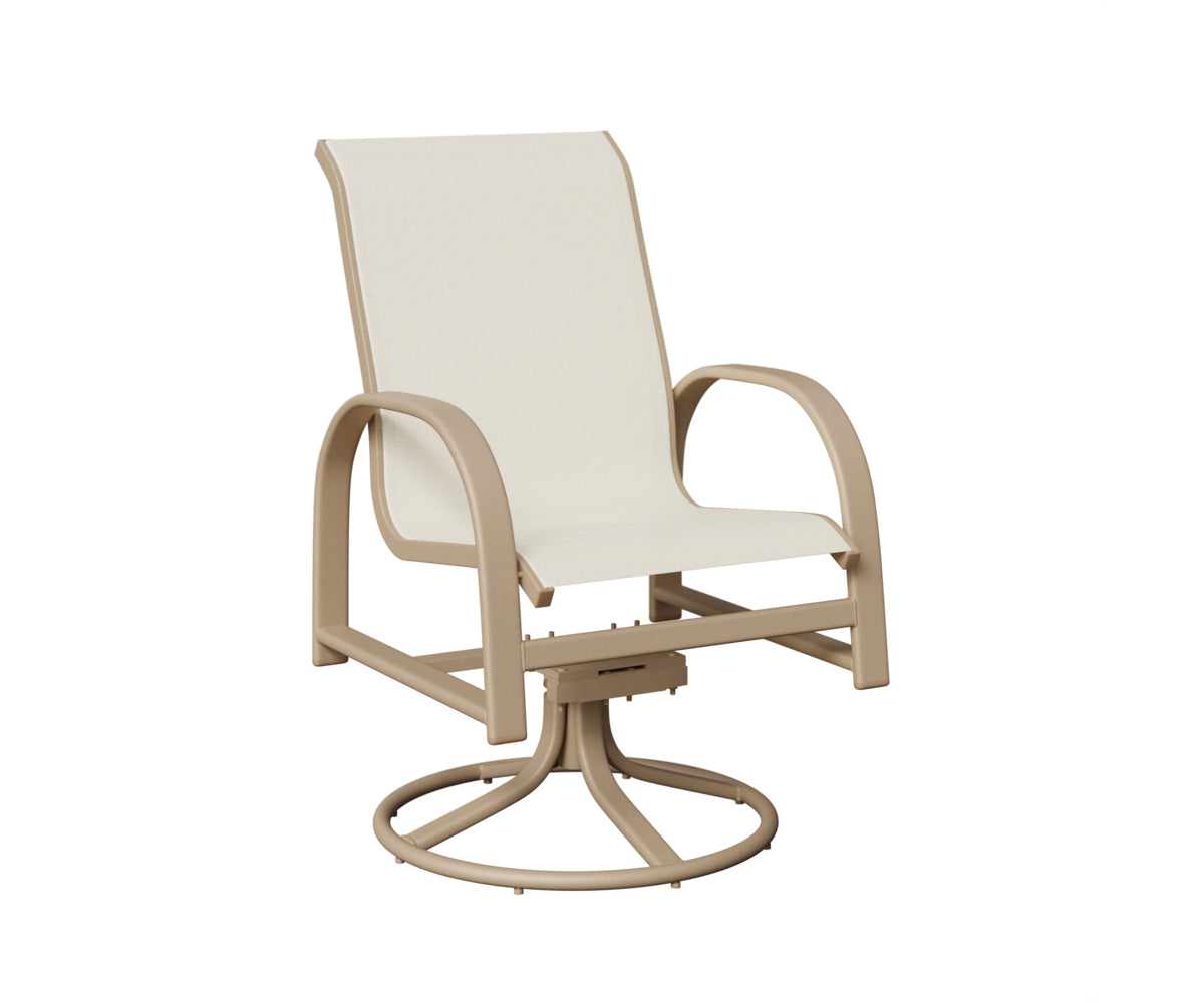 Murphy Sling Swivel Rocker Dining Chair