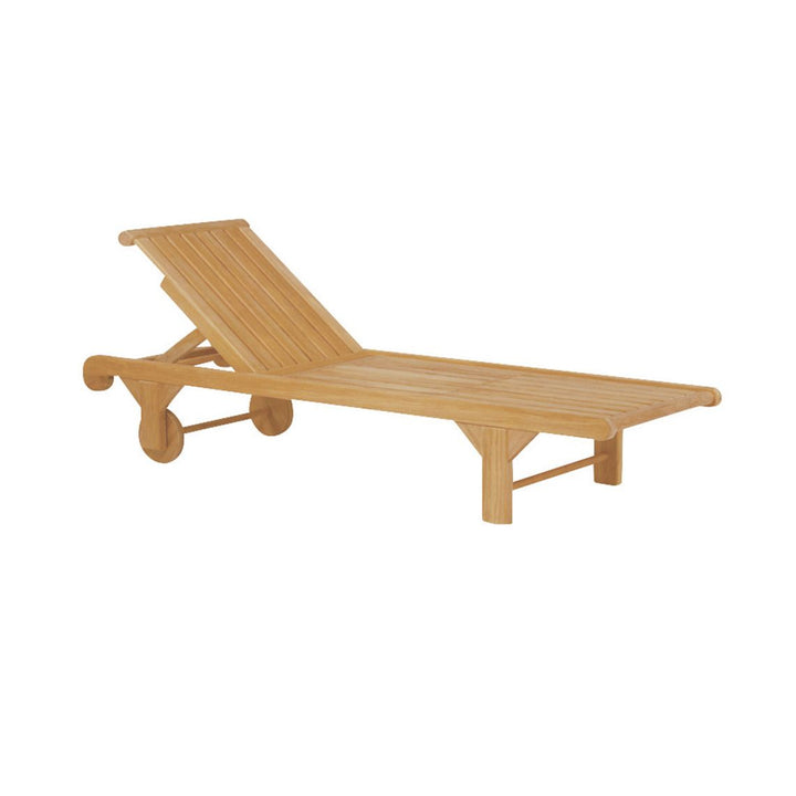 Nantucket Adj. Chaise Lounge W/Wheels