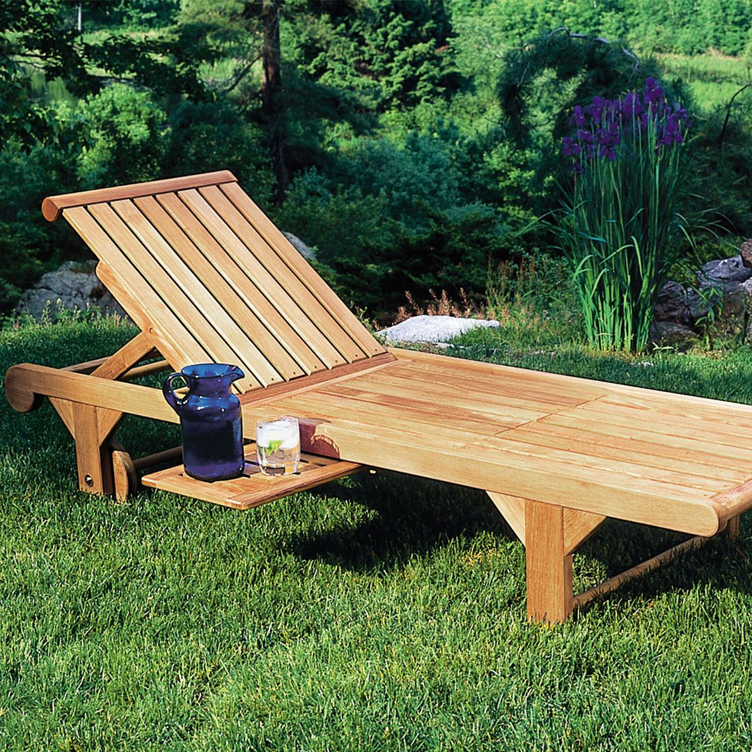 Nantucket Adj. Chaise Lounge W/Wheels