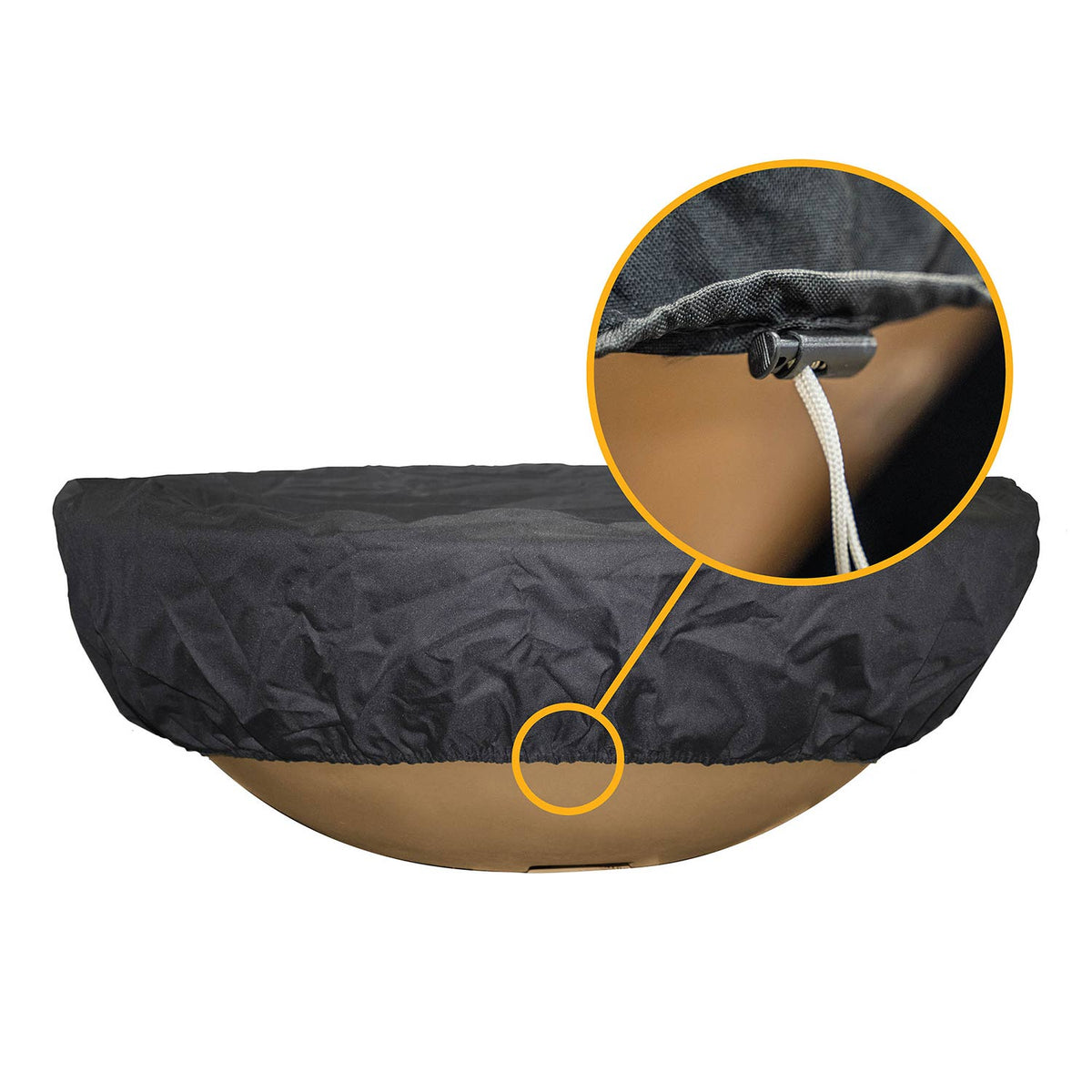 The Outdoor Plus Canvas Rectangle Fire Pit Cover, 46x22-Inch