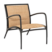 Orion Padded Sling Lounge Chair with Arms