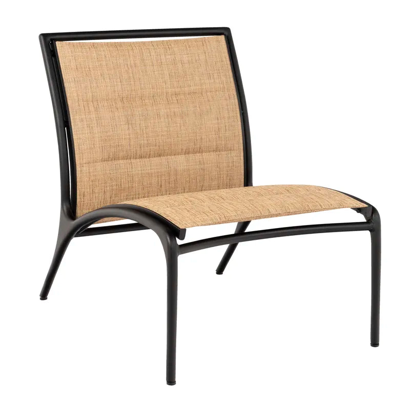 Orion Padded Sling Armless Lounge Chair