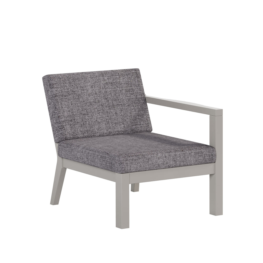 Breeze Deep Seat Sectional Piece Left Chair