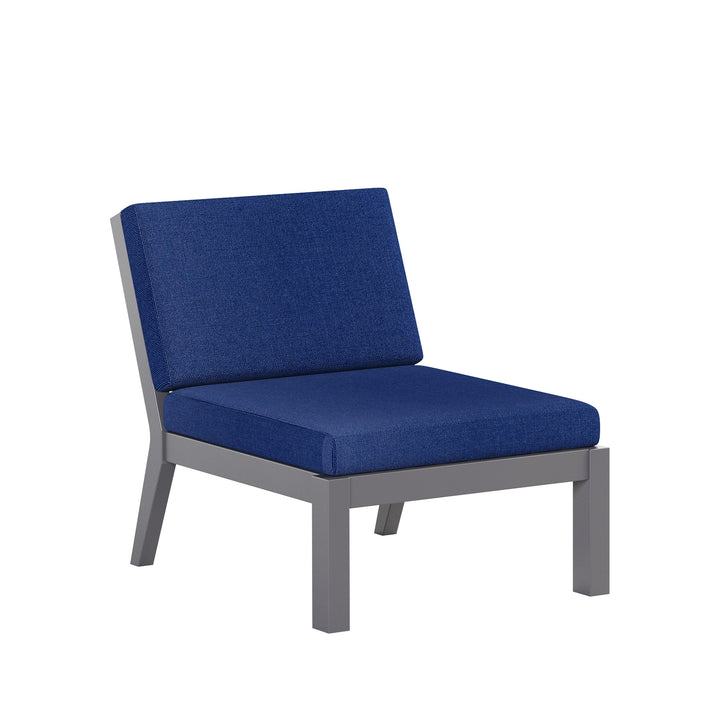 Breeze Deep Seat Sectional Piece Center Chair
