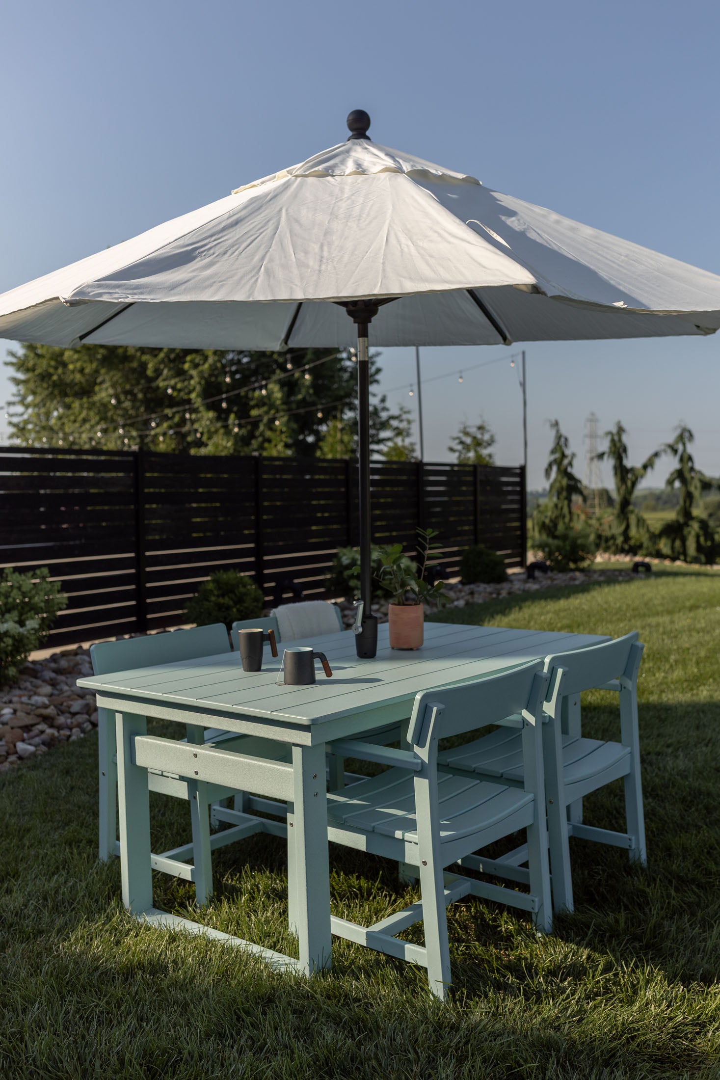 Modern 38" X 64" Table - Counter Height-Lifestyle Image